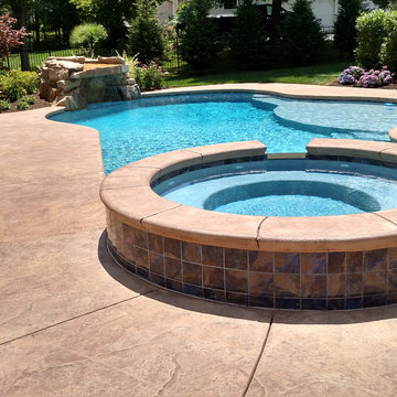 Custom Grotto Waterfall Pool