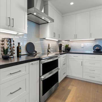 Smokey Blue: Almaden Valley Kitchen Remodel