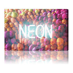 Neon Skulls Fine Art - Prints And Posters
