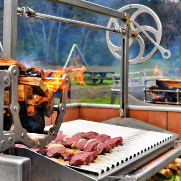Stainless Steel Argentianian Wood Fired Grill