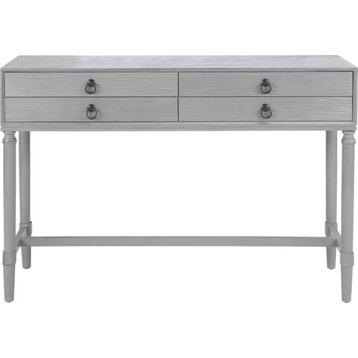 Aliyah 4 Drawers Console Table - Gray