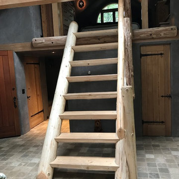 Original Stairs Before Renovation View