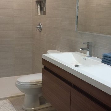1978 Split foyer bathroom reno