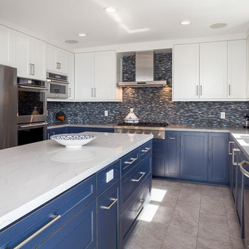 Making Use of Forgotten Space: Transitional Style Kitchen in Hermosa Beach, CA