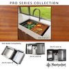 Nantucket Sinks Pro Series Prep Station Cutting Board, 18"x12"