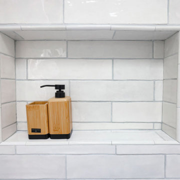 Contemporary - Rustic Guest Bathroom - La Mesa CA