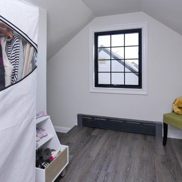 New Black Window in Lovely Attic Space - Renewal by Andersen Queens, Brooklyn an
