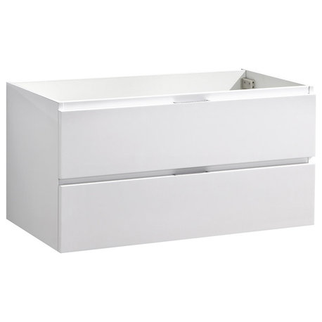 Fresca FCB8342 Valencia 39-1/5" Single Wall Mounted / Floating - Glossy White