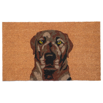 Calloway Mills Brown Labrador Doormat, 24"x36"
