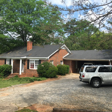 Original Front Elevation and Carport