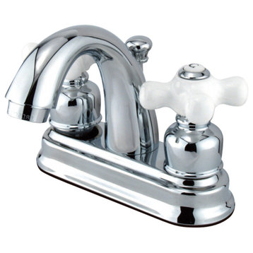 Kingston Brass 4" Centerset Bathroom Faucet, Polished Chrome