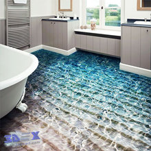 3d flooring in the bathroom