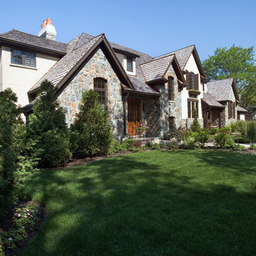 Halquist's Apache Autumn Blend Rubble Stone and Stucco Chateau
