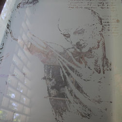 Custom Etched Glass - Console Tables