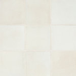 Bedrosians - Celine 4" x 4" Matte Porcelain Floor & Wall Tile, White (50-pack/5.38 sqft.) - Inspired by the rustic beauty of the French countryside, Celine blends old world charm with modern day versatility. Made of highly durable, low maintenance porcelain, Celine is perfectly suited for walls, floors and even outdoor uses like swimming pools. But the real appeal is in its looks, which offer a range of understated colors and graceful sizes that pair with any style scheme. And with slight tonal variations from tile to tile, Celine exudes a handmade, artisanal quality that's simply chic.