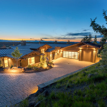 North Rim with mountain views