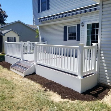 Deck Replacement - from Wood to Composite Picture Frame design