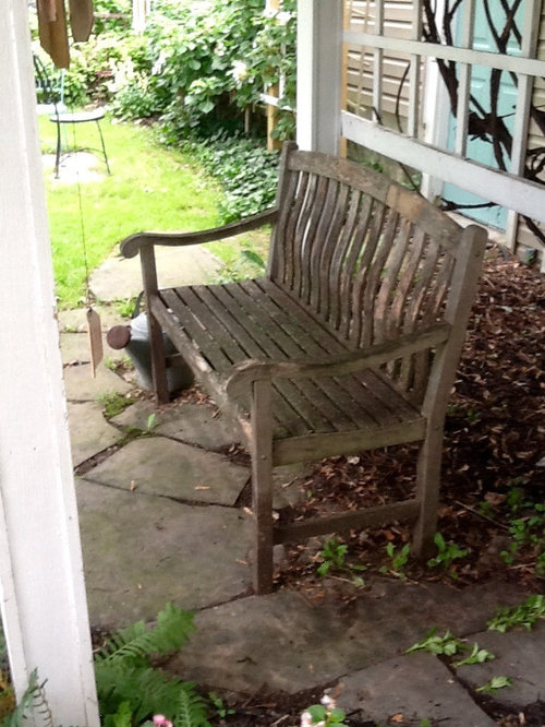 Garden bench......should I stain.....paint?