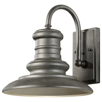 Feiss OL8601TRDL1 LED Outdoor Wall Sconce  Redding Station Tarnished Silver