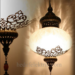 Turkish Style Ottoman Lighting Cylinder Lighting 32cm - Pendant Lighting