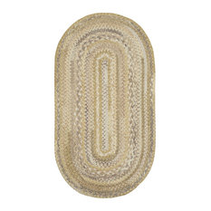 Harborview Braided Oval Rug, Natural, 9'2"x13'2"
