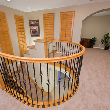 Ladera Ranch - Curved Railing Loft Addition
