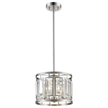 3 Light Pendant In Contemporary Style-8.5 Inches Tall and 11.5 Inches Wide