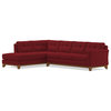 Apt2B Marco 2-Piece Sectional Sofa, Berry, Chaise on Left