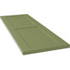 True Fit PVC 2-Equal Flat Panel Shutters, Pair, Moss Green, 12Wx32"H