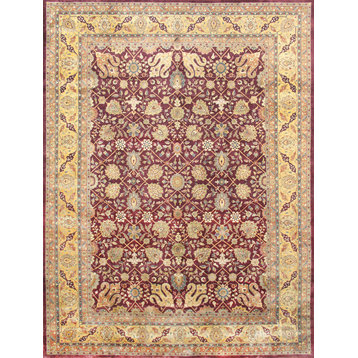 Baku Collection Hand-Knotted Lamb's Wool Area Rug, 8'9"x11'6"