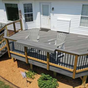 Trex Transcends Deck with Railing Bar Top