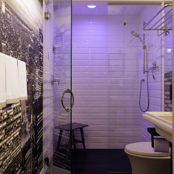 Antimicrobial lighting for bathrooms