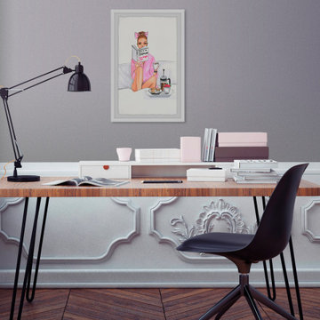 "How to Be a Parisian" Framed Painting Print