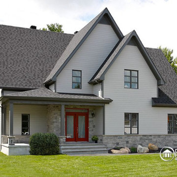 Transitional Modern & Rustic House Plan by Drummond House Plans (#2641)