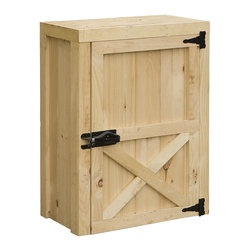 Single Door Wall Cabinet for Horse Barns - Outdoor Structures
