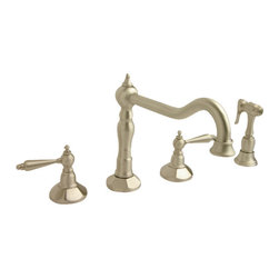 Giagni Jorenzo J1 Widespread Kitchen Faucet with Side Spray - Kitchen Faucets