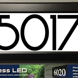 Address LED - illuminated house numbers - House Numbers