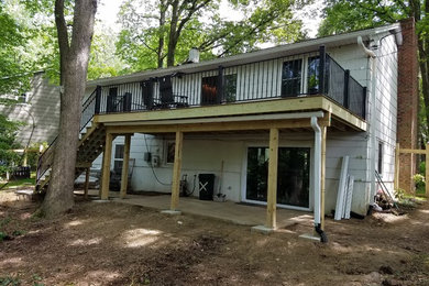 2nd story deck build