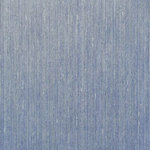 WM - Blue Silver Metallic faux fabric stria lines Wallpaper, 8.5'' X 11'' Sample - Composition: Vinyl on Non woven base