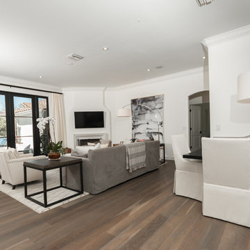 Solid White Oak Flooring - Family Room - 3