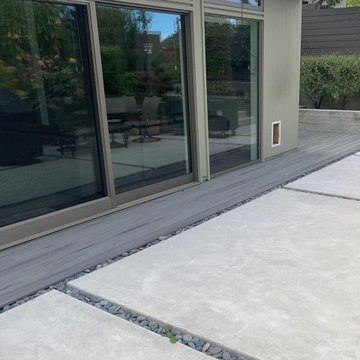 Modern Trex Deck with Patio