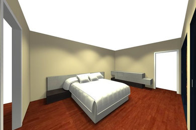 Exemple d'une chambre moderne.