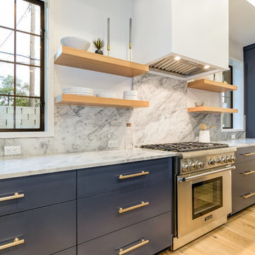 ATX Custom Contemporary-Wire Brushed Rome White Oak
