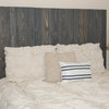 Handcrafted Headboard, Hanger Style, Charcoal Gray, King