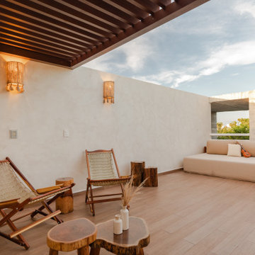 Tulum Rooftop Terrace Design & Outdoor Pergola
