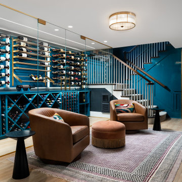 Custom Glass Enclosed Wine Cellar in Wilmette, IL