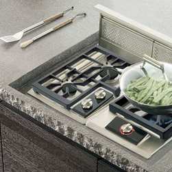 Wolf 45" Downdraft Ventilation System, Stainless Steel | DD45 - Range Hoods And Vents