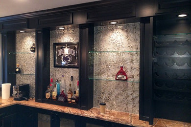 Elegant home bar photo in DC Metro