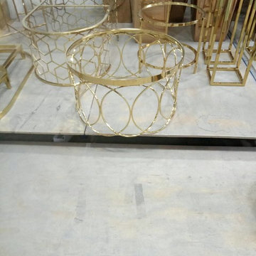 Stainless Steel Production (Chairs & side tables)