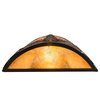 16 Wide Fly Fishing Creek Wall Sconce